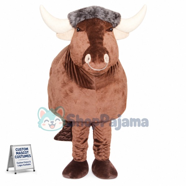 Strong Tibetan Yak Mascot Costume