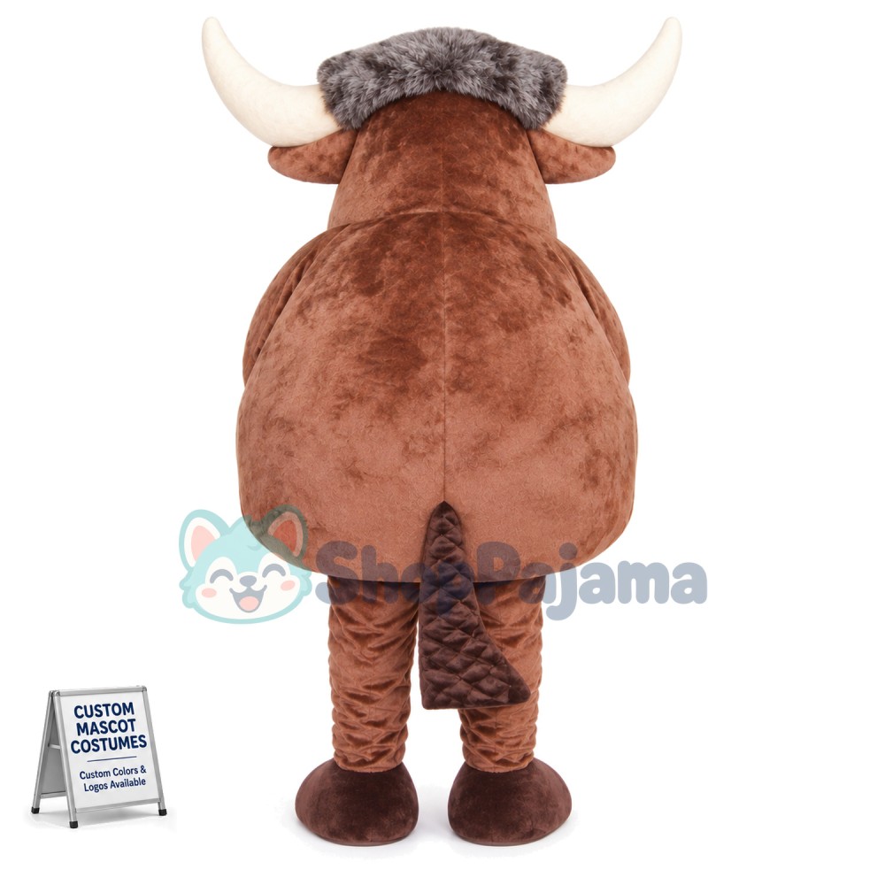 Strong Tibetan Yak Mascot Costume