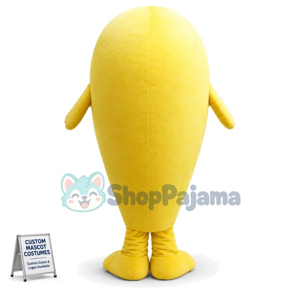 Likable Yellow Small Seal Mascot Costume