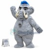 Huge Gray Mammoth Mascot Costume