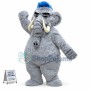 Huge Gray Mammoth Mascot Costume