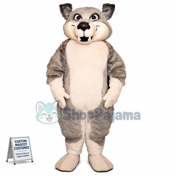 Adult Sharp Teeth Big Dog Mascot Costume