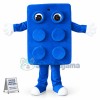 Blue Plastic Mould Mascot Costume