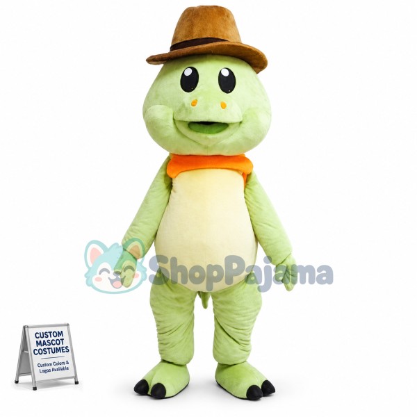 Adorable Cartoon Dinosaur Mascot Costume