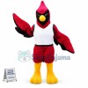Big Eagle In The Tight Vest Mascot Costume