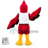 Big Eagle In The Tight Vest Mascot Costume
