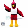 Big Eagle In The Tight Vest Mascot Costume