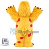 Brown Long Fur Sullivan Mascot Cartoon Costume