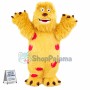 Brown Long Fur Sullivan Mascot Cartoon Costume