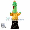 Green Snake Mascot Costume Outfit