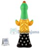 Green Snake Mascot Costume Outfit