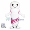 Olympic Games White Torch Mascot Costume
