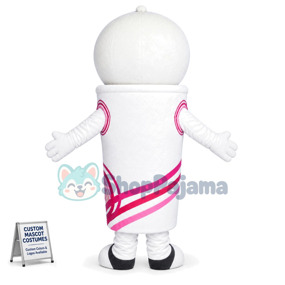 Olympic Games White Torch Mascot Costume