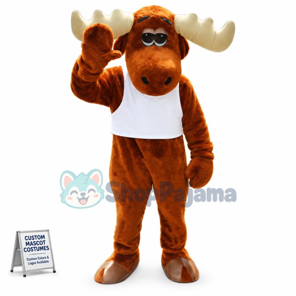 Virtuous Moose Adult Size Mascot Costume