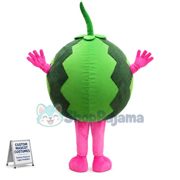 Thin-skinned Watermelon Mascot Costume