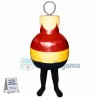 Wooden Seal Mascot Costume
