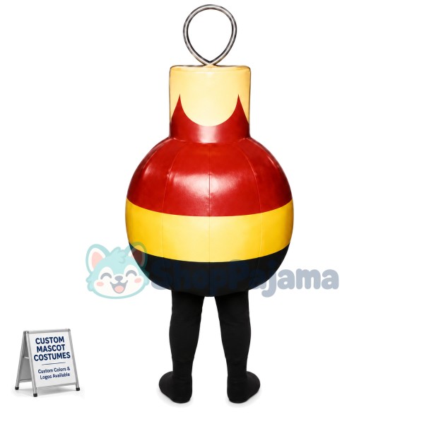 Wooden Seal Mascot Costume