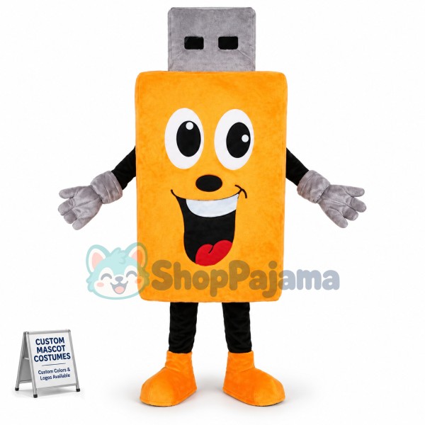 U Disk Cartoon Mascot Costume