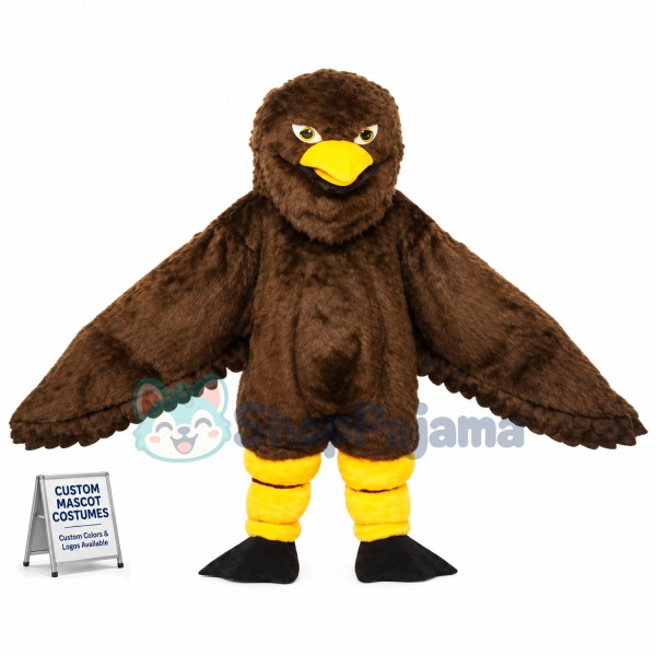 Alert Eagle Mascot Costume