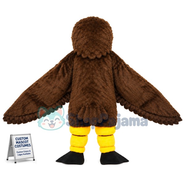 Alert Eagle Mascot Costume