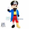 Bearded One-eyed Pirate Mascot Costume
