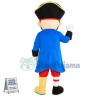 Bearded One-eyed Pirate Mascot Costume
