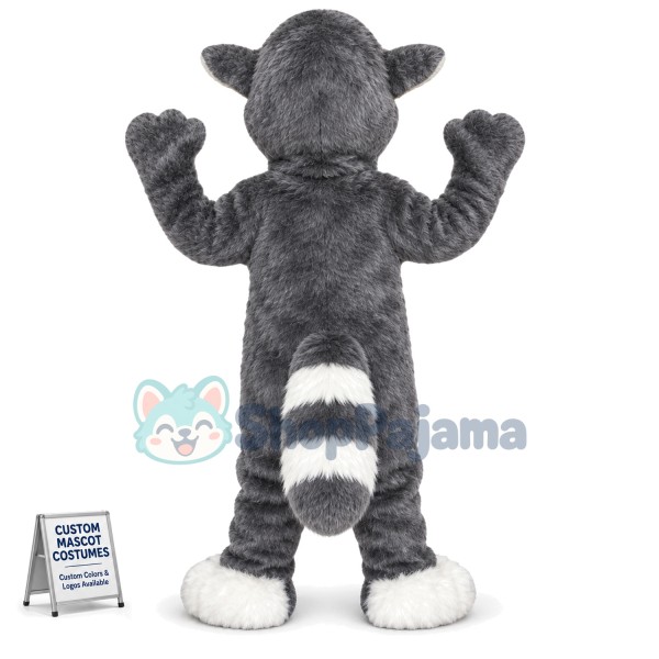 Alaskan Malamute Dog Mascot Costume