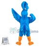 Plush Blue Roadrunner Mascot Costume