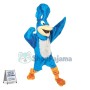 Plush Blue Roadrunner Mascot Costume