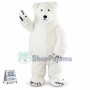 Thick Fur Polar Bear Mascot Costume