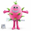 Dragon Fruit With White Flesh Cartoon Mascot Costume