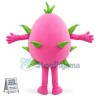 Dragon Fruit With White Flesh Cartoon Mascot Costume