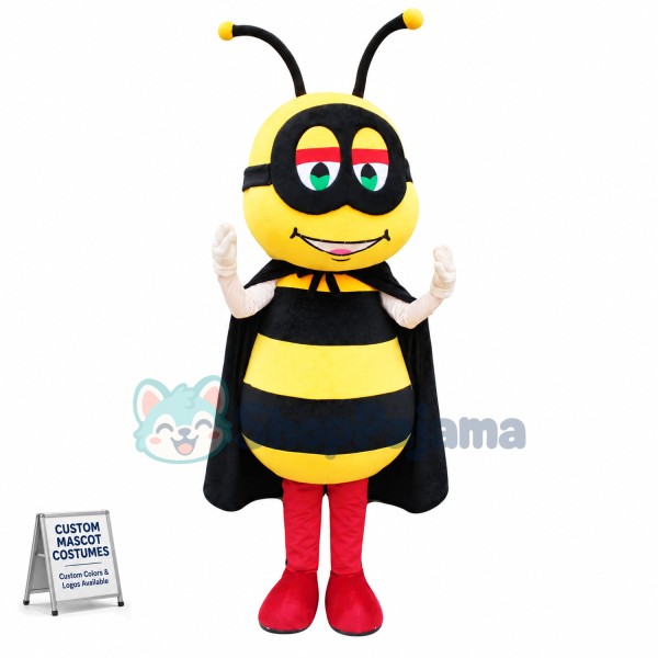Blindfold Bee Mascot Costume