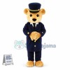 Upright Officer Bear Mascot Costume