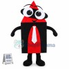 Cartoon Design Red Pencil Mascot Costume