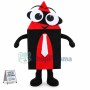 Cartoon Design Red Pencil Mascot Costume