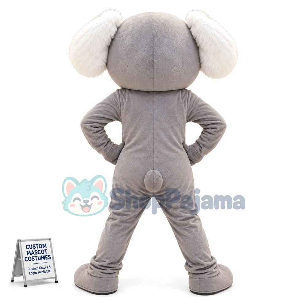 Kung Fu Grey Koala Mascot Costume