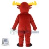 Dumb Elk With Yellow Horns Mascot Costume