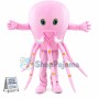 Detailed Pink Octopus Mascot Costume