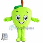 Tart Green Apple Cartoon Mascot Costume