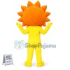 Brilliant Sun With Bow Tie Mascot Costume