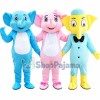 Bright Little Elephant Brothers Mascot Costume