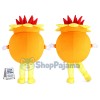 Orange Dragon Fruit Mascot Costume