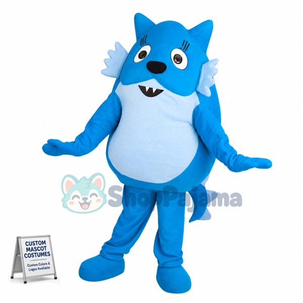 Blue Groundhog Adult Mascot Costume