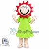 Sunny Sun With Green Dress Mascot Costume