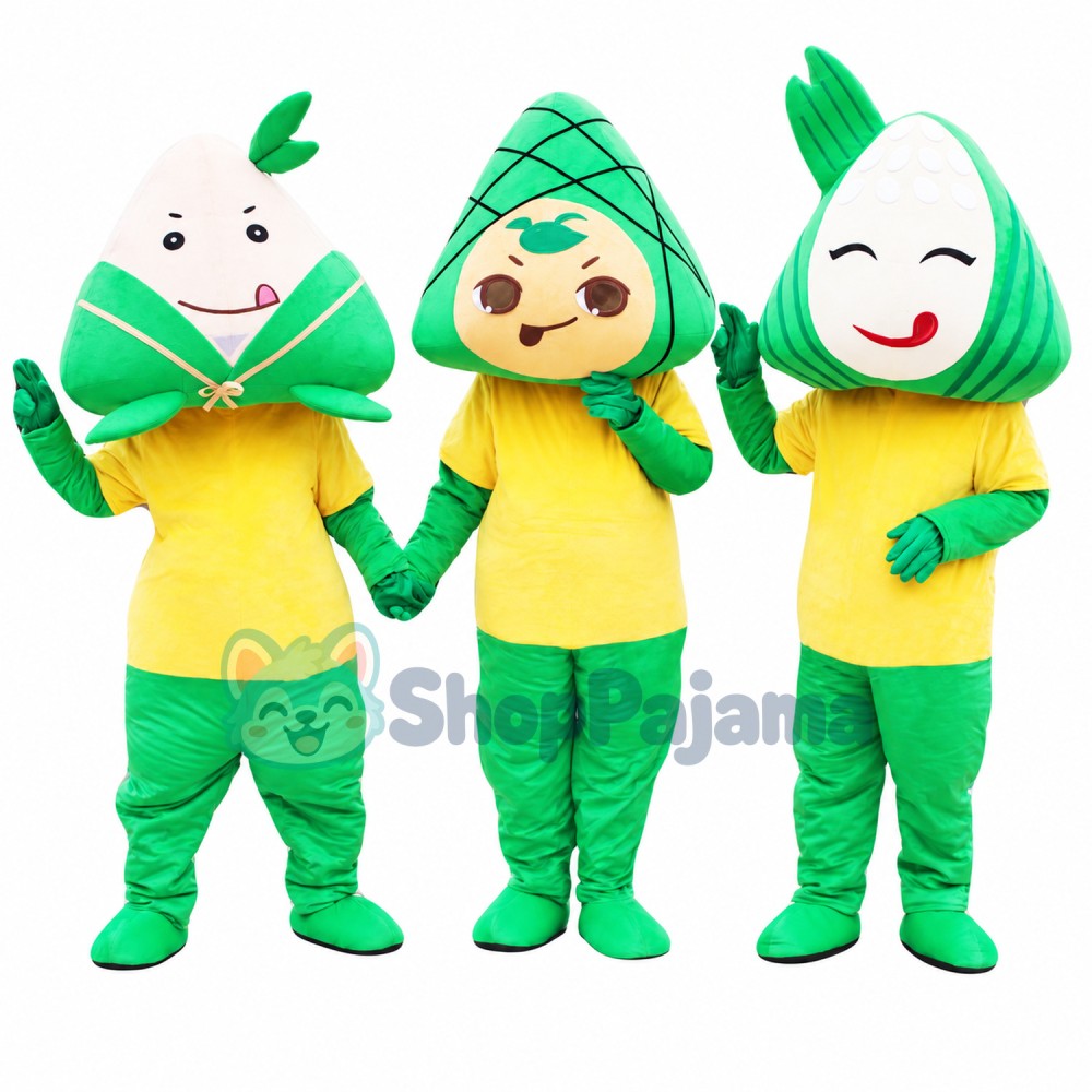 Traditional Chinese Rice-pudding For Festival Mascot Costume