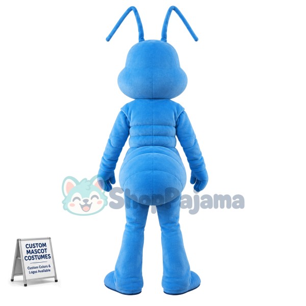 Walking Blue Ant Mascot Costume