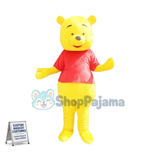 Winnie The Pooh Cartoon Mascot Costume