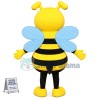 Bright Cartoon Bee Mascot Costume