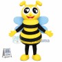 Bright Cartoon Bee Mascot Costume
